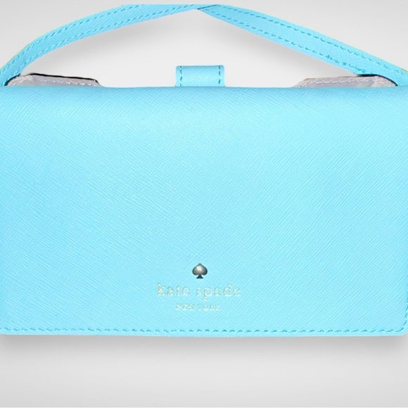 Kate Spade Robin’s Egg Blue Small Crossbody with Phone Holder - Picture 10 of 16